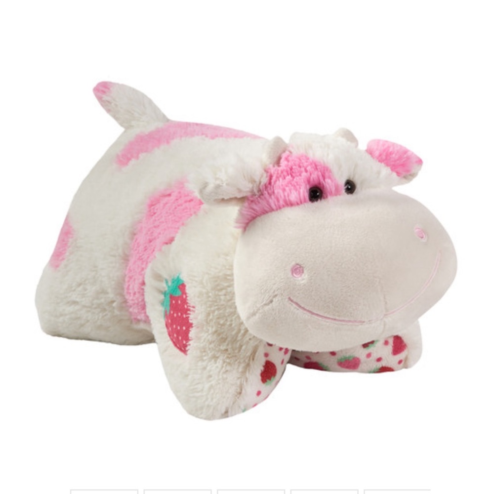 Strawberry Cow Pillow Pet